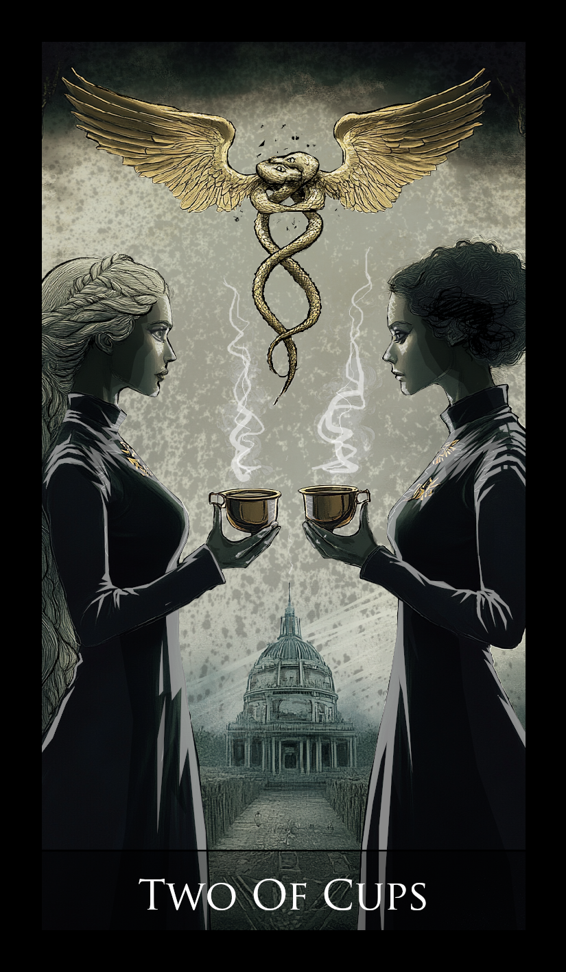 Two of Cups tarot card