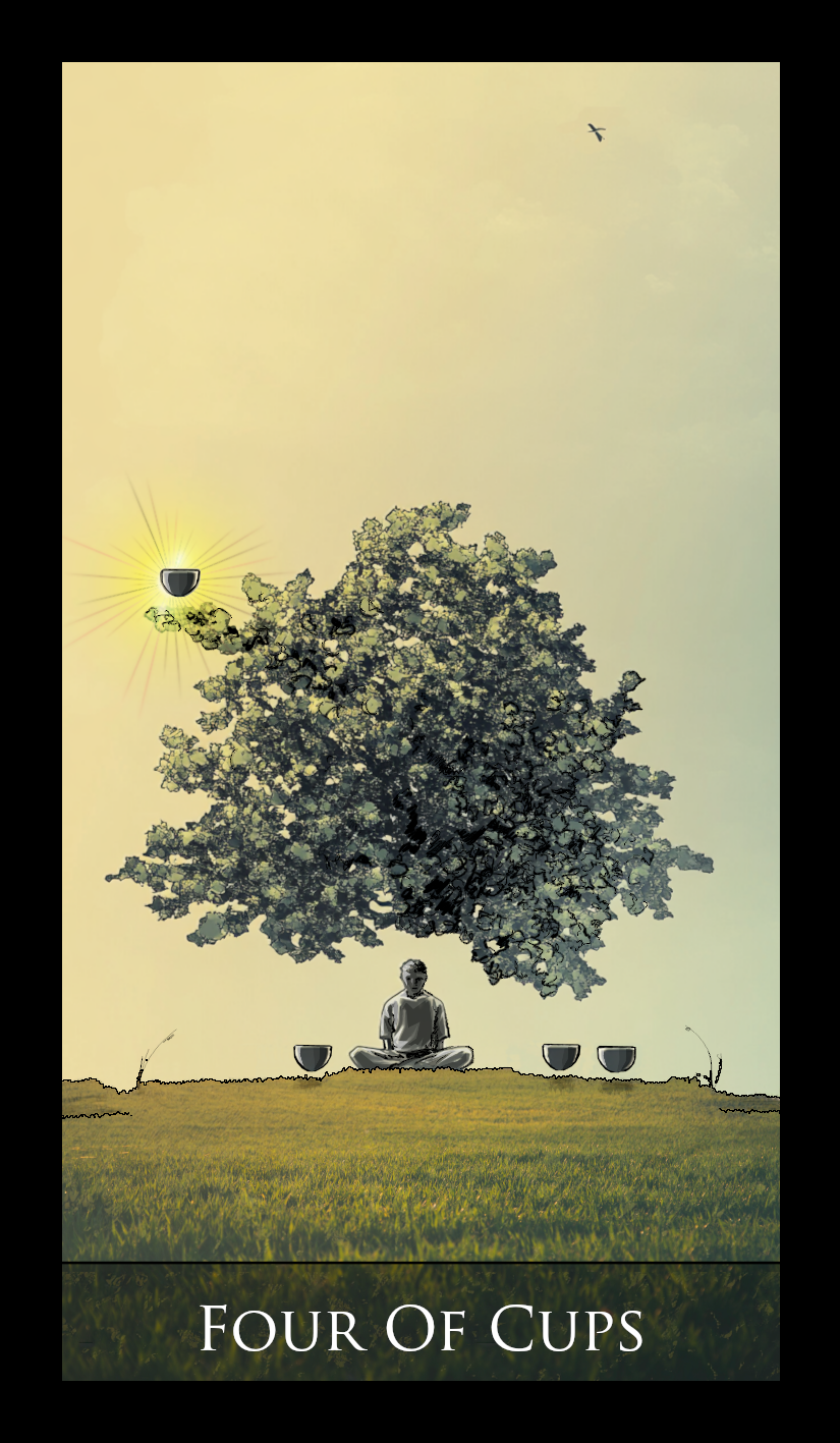 Four of Cups tarot card