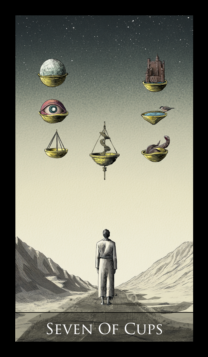 Seven of Cups tarot card