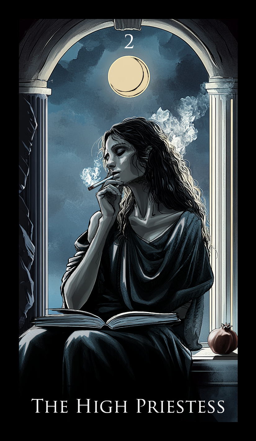 The High Priestess tarot card