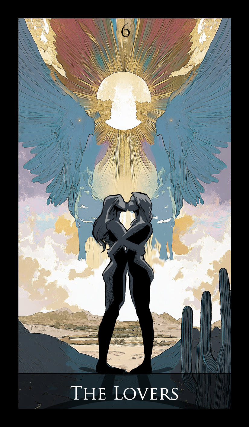 The Lovers tarot card