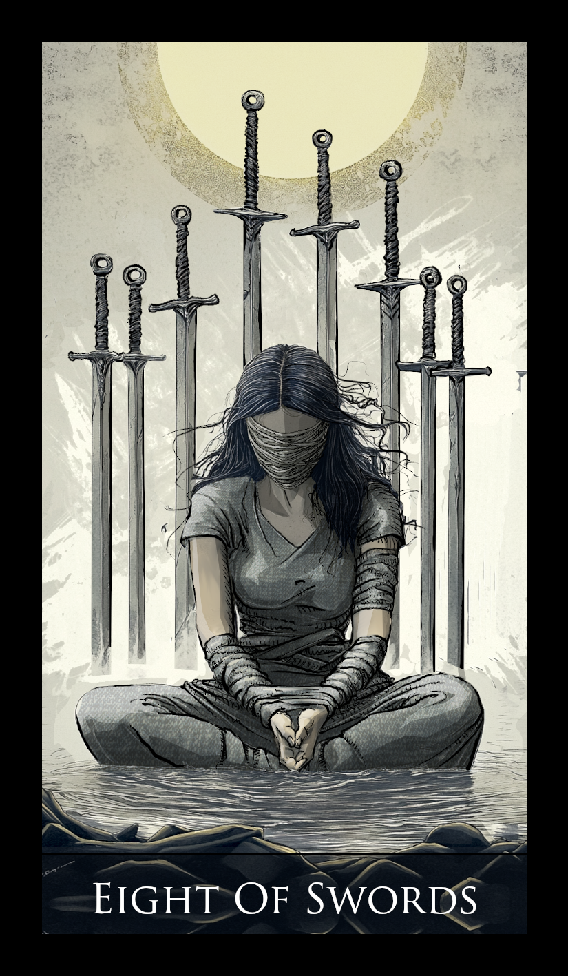 Eight of Swords tarot card