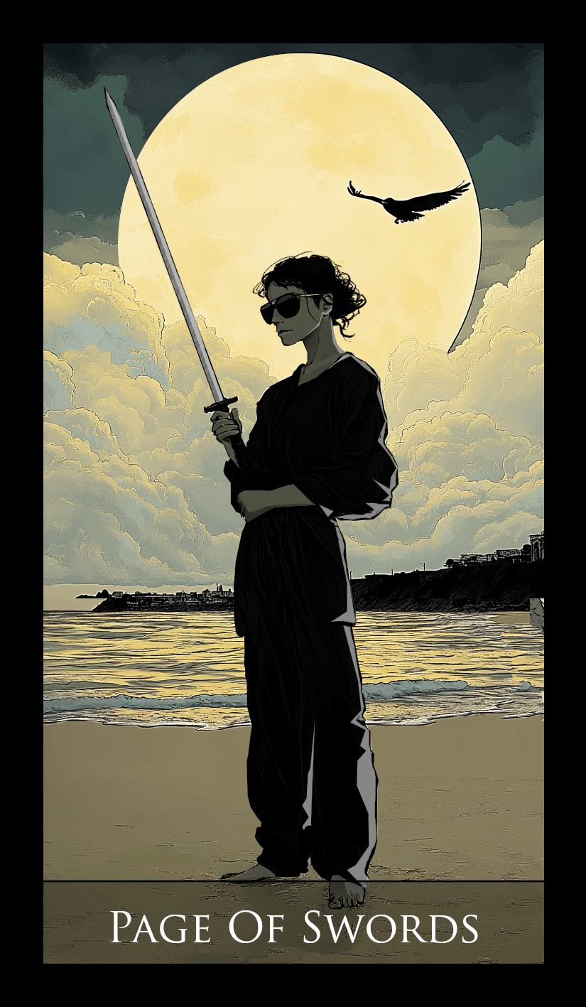 Page of Swords tarot card