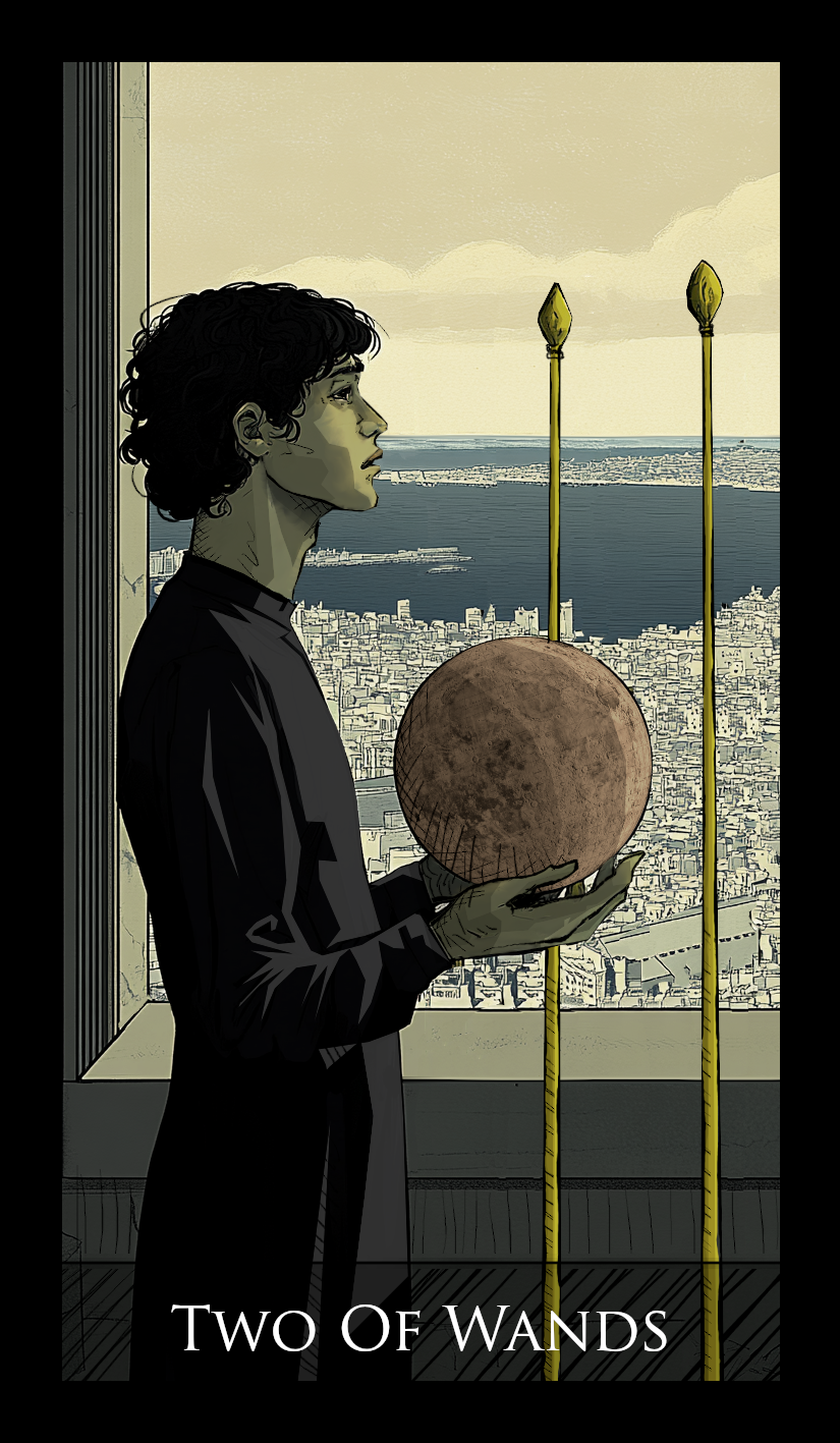 Two of Wands tarot card