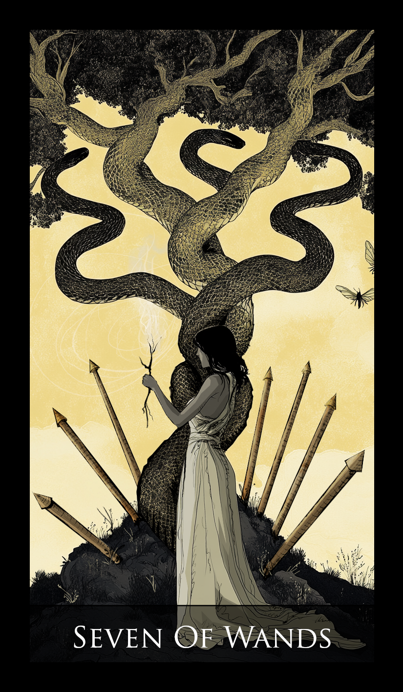 Seven of Wands tarot card