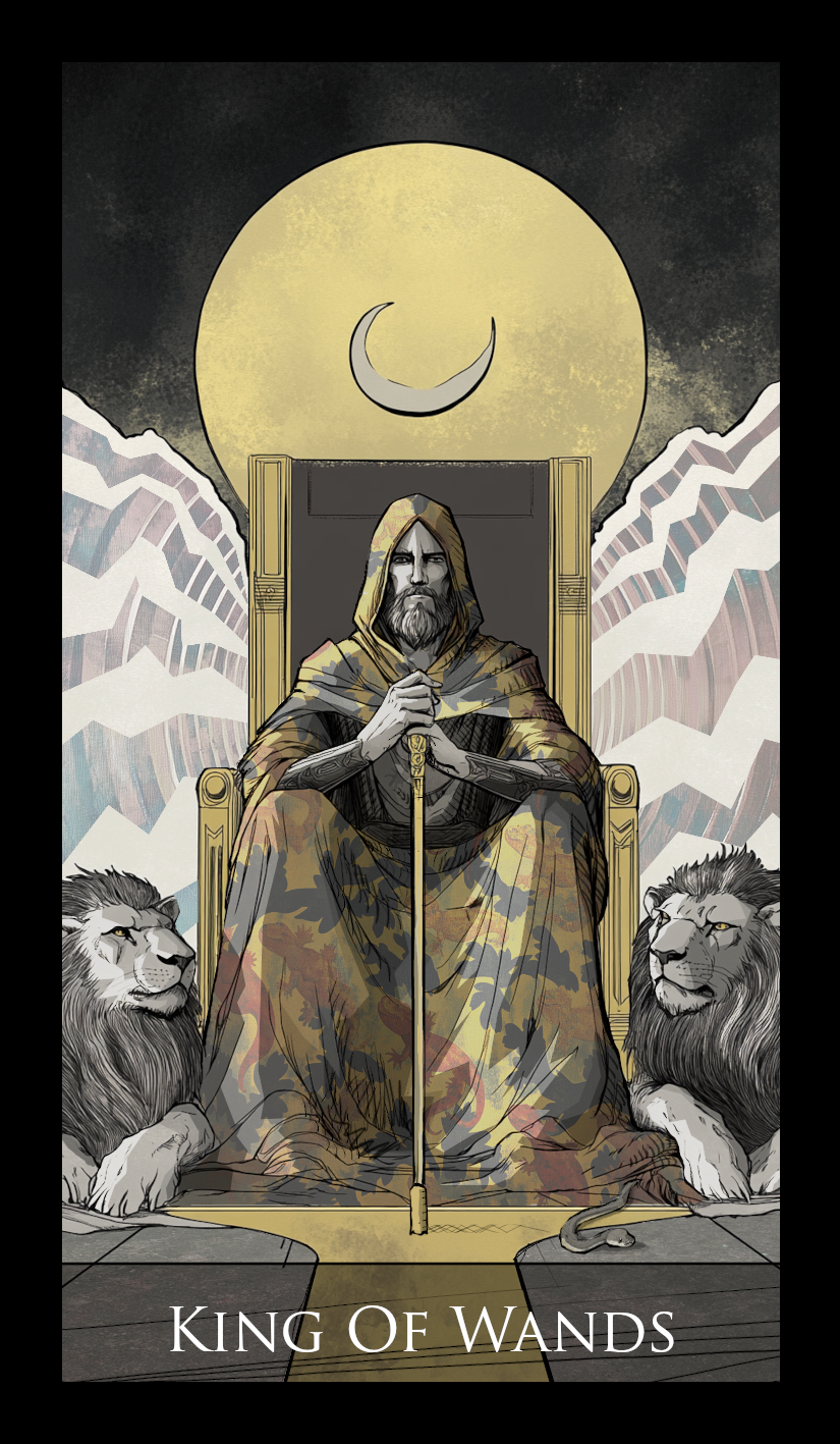 King of Wands tarot card